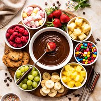 Chocolate Fondue for the Microwave