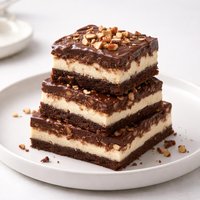 Chocolate Fudge Nut Cream Cheese Bars