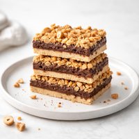 Chocolate Hazelnut Crumble Bars