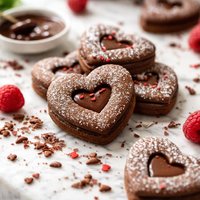 Chocolate Heart Cookies