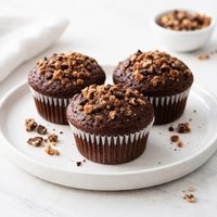 Chocolate Heath Bar Muffins