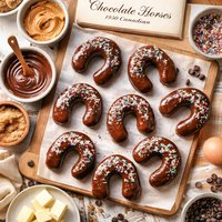 Chocolate Horses 1950 Canadian