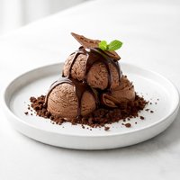 Chocolate Ice Cream Dessert