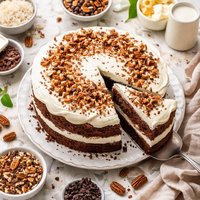 Chocolate Italian Cream Cake