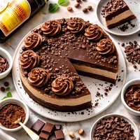 Chocolate Kahlua Mousse Cake