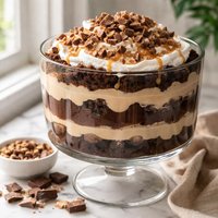 Chocolate Kahlua Toffee Trifle