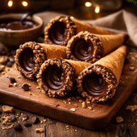 Chocolate Lined Cones