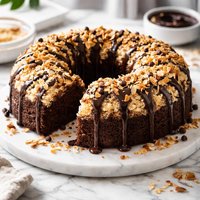 Chocolate Macaroon Ring Cake
