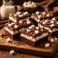 Chocolate Mallow Slices