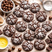 Chocolate Malt Crinkles