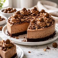 Chocolate Malted Cheesecake