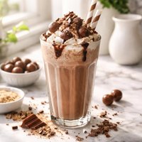 Chocolate Malted Milk Shake