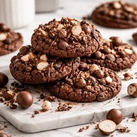 Chocolate Malted Whopper Cookies