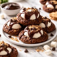 Chocolate Marshmallow Drop Cookies