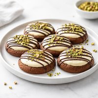 Chocolate Marzipan Sugar Cookies