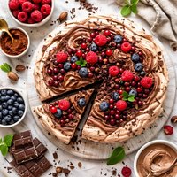 Chocolate Meringue Cake