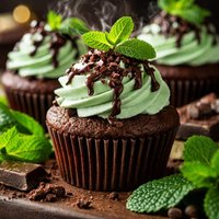 Chocolate Mint Cupcakes