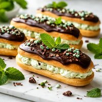 Chocolate Mint Eclair