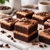 Chocolate Mocha Frosted Brownies