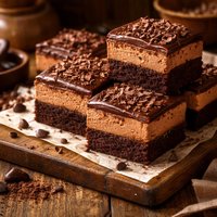Chocolate Mousse Brownie Dessert
