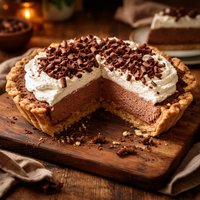 Chocolate Mousse Chiffon Pie