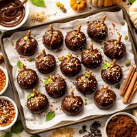 Chocolate Munchkin Pumpkins