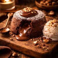 Chocolate Nutella Lava Cake