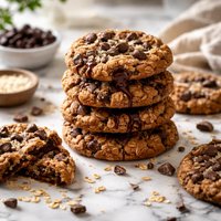 Chocolate Oat Chip Cookies Deluxe