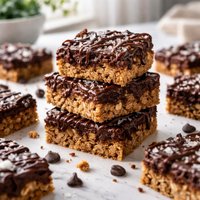 Chocolate Oat Cookie Bars