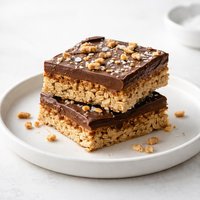 Chocolate Oat Toffee Bars