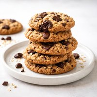 Chocolate Oatmeal Chunk Cookies