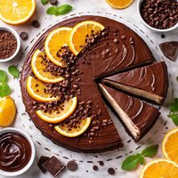Chocolate Orange Cheesecake