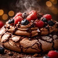 Chocolate Pavlova