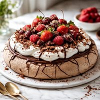 Chocolate Pavlova from Cook Yourself Thin