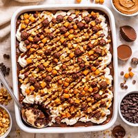 Chocolate Peanut Butter Casserole
