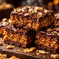 Chocolate Peanut Butter Cornflake Crunch Bars