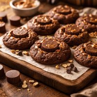 Chocolate Peanut Butter Cup Cookies