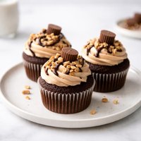 Chocolate Peanut Butter Cupcakes