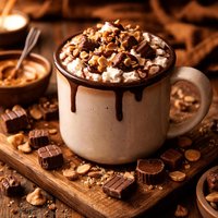 Chocolate Peanut Butter Hot Cocoa