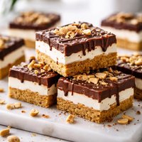 Chocolate Peanut Butter Mallow Bars