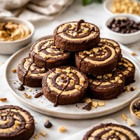Chocolate Peanut Butter Pinwheels