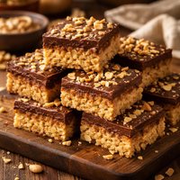 Chocolate Peanut Butter Rice Krispies Treats