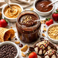 Chocolate Peanut Butter Sundae Sauce
