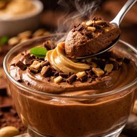 Chocolate Peanut Butter Tofu Mousse