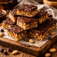 Chocolate Peanut Chewy Bars