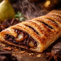 Chocolate Pear Jalousie