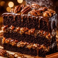 Chocolate Pecan Pie Cake