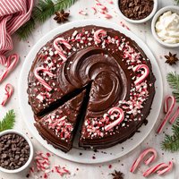 Chocolate Peppermint Cake