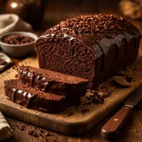Chocolate Pound Cake with Chocolate Glaze