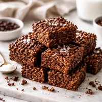 Chocolate Puffed Wheat Squares